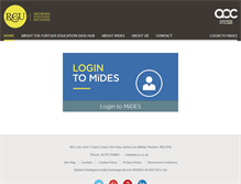 Tablet Screenshot of mides.rcu.co.uk